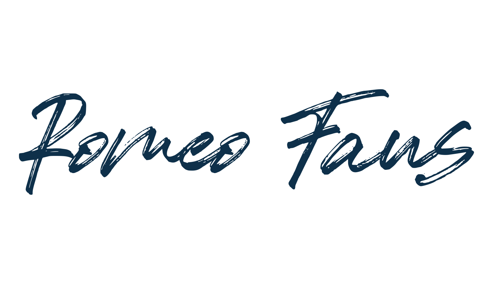 Romeo Fans, script brush fancy decorative calligraphy font preview