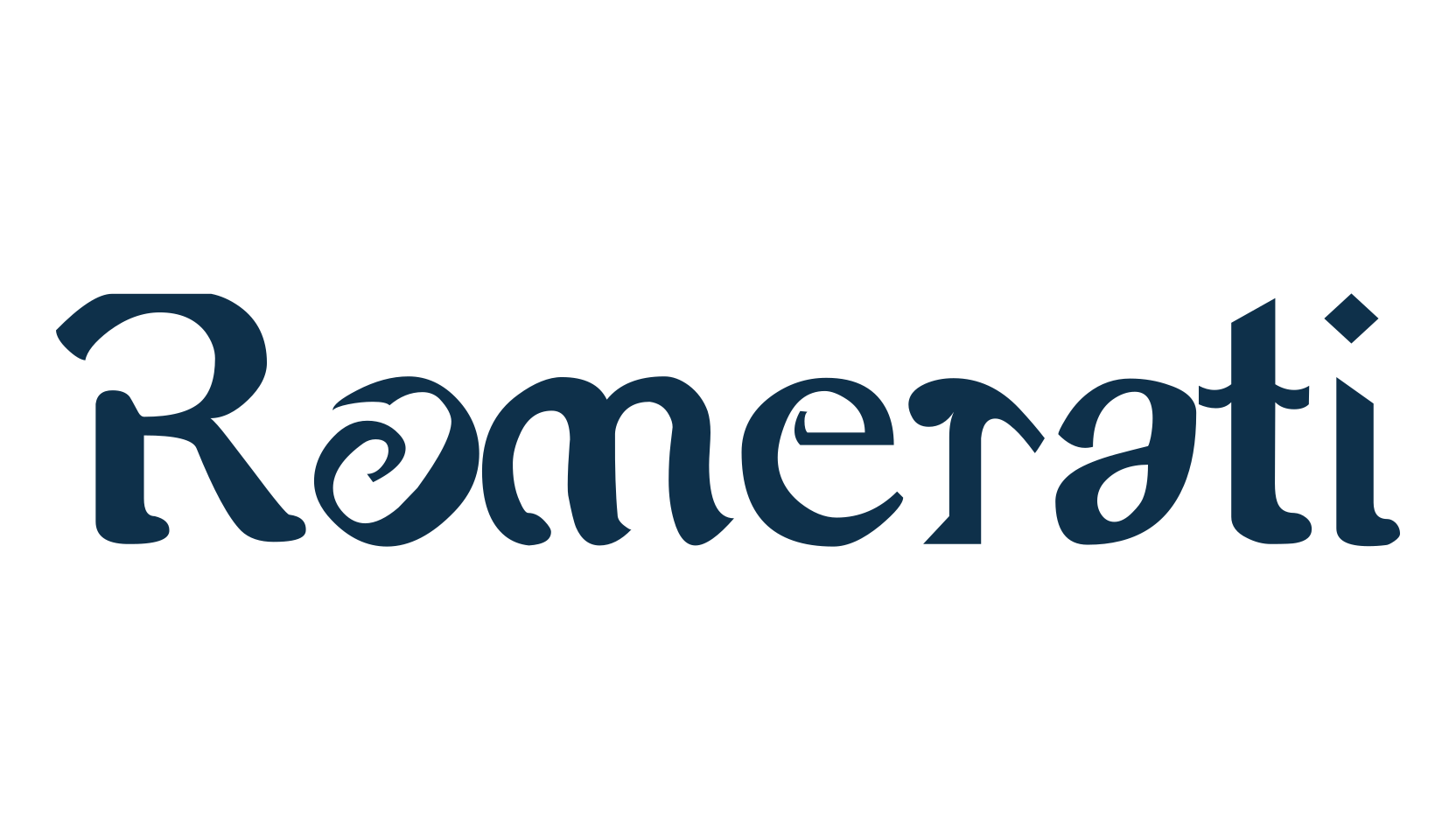 Romerati, fancy various decorative font preview