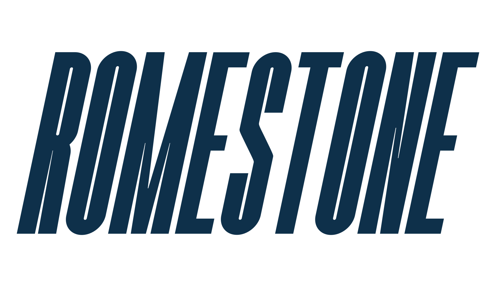 Romestone, basic sans serif font preview