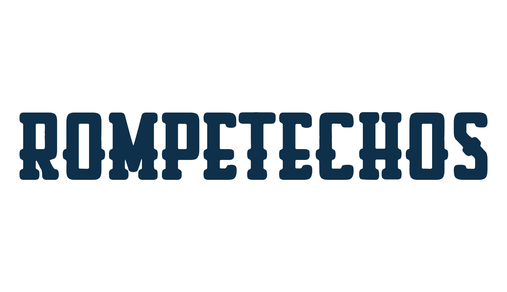 Rompetechos, various font preview