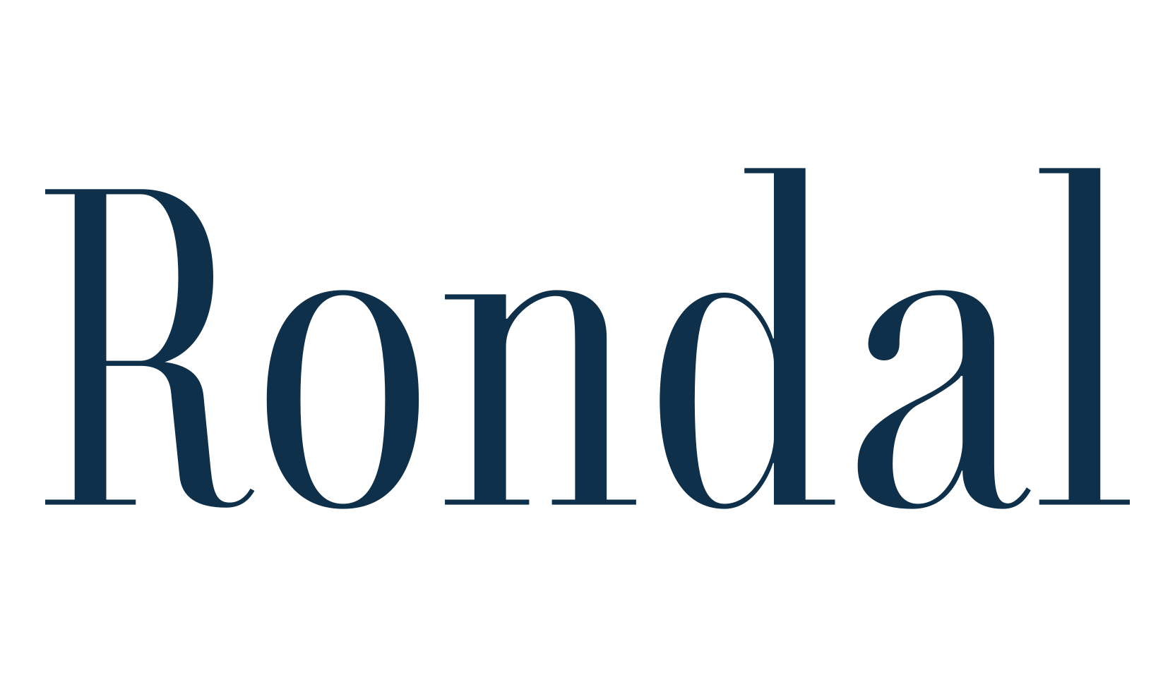 Rondal, basic serif font preview