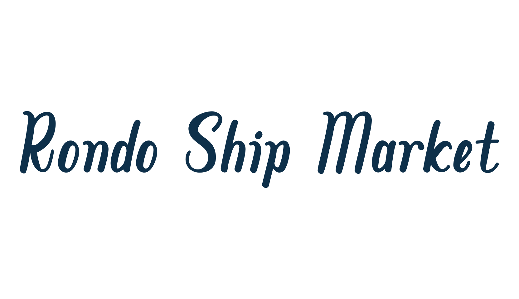 Rondo Ship Market, fancy decorative font preview