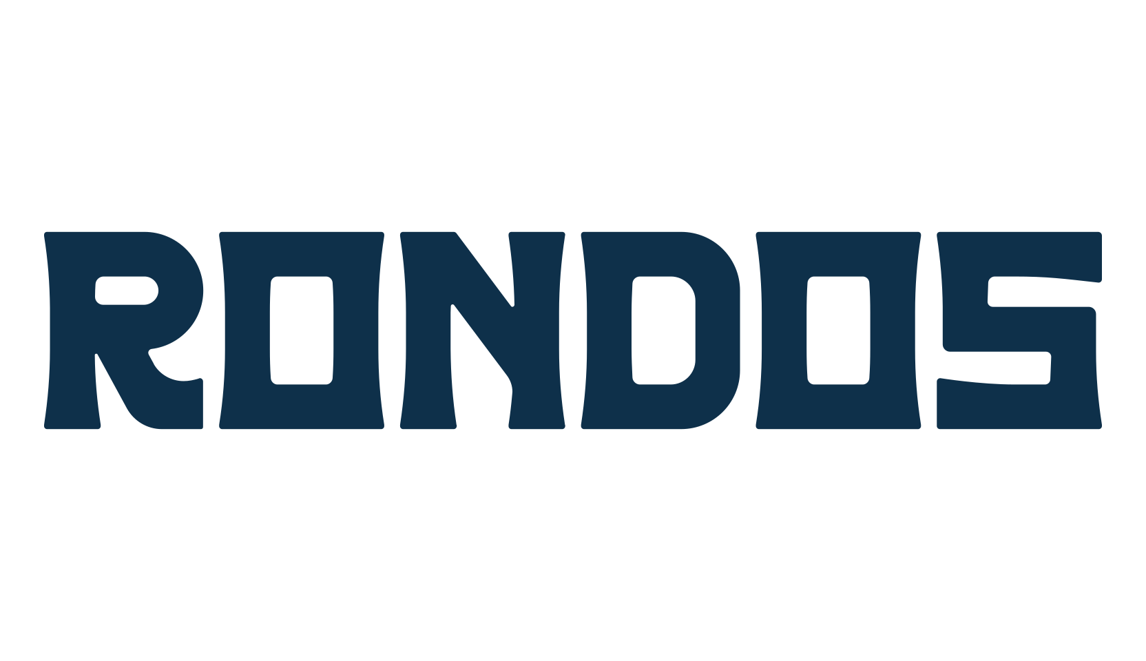 Rondos, fancy retro decorative font preview