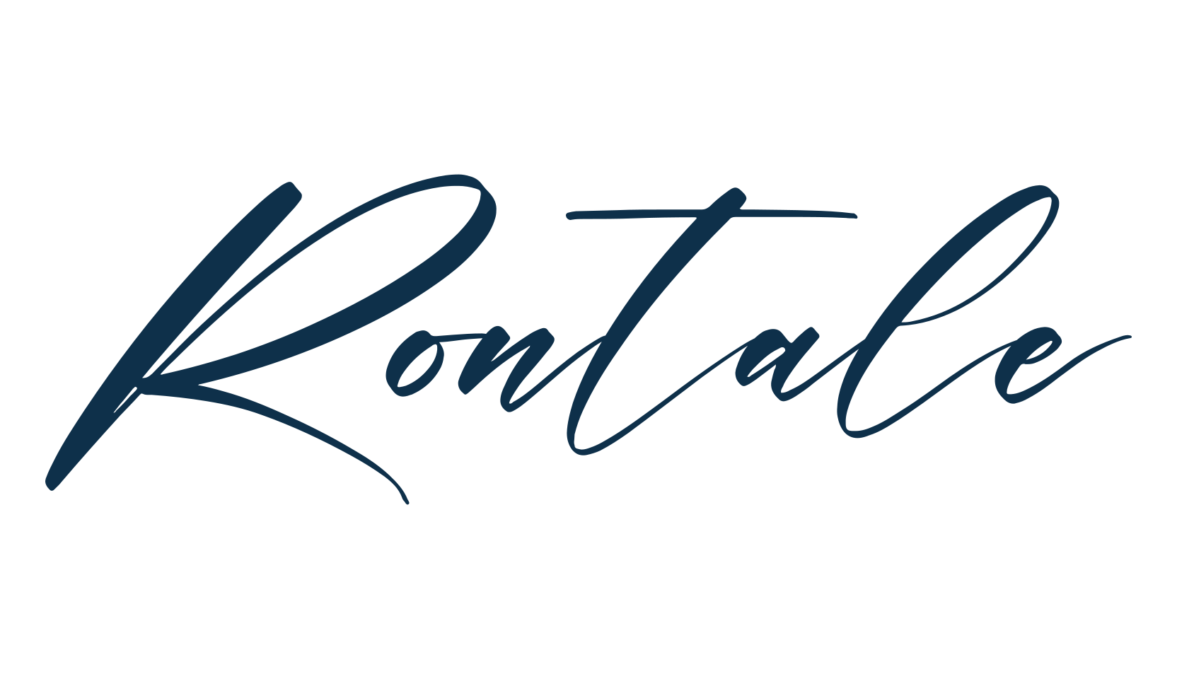 Rontale, calligraphy font preview