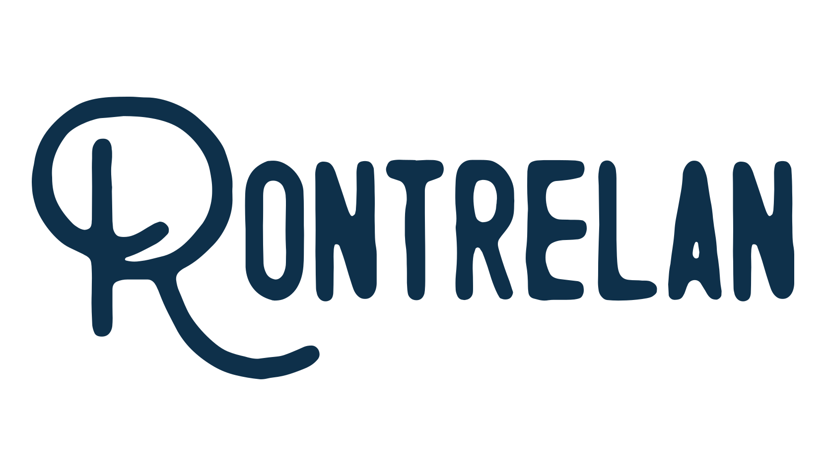 Rontrelan, fancy retro decorative font preview