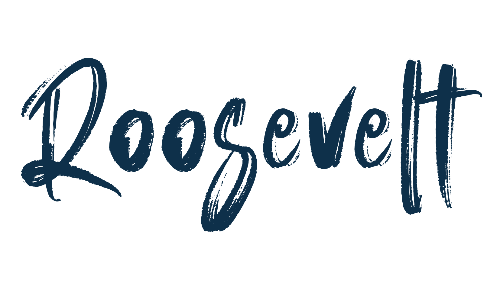Roosevelt, script brush fancy decorative calligraphy font preview