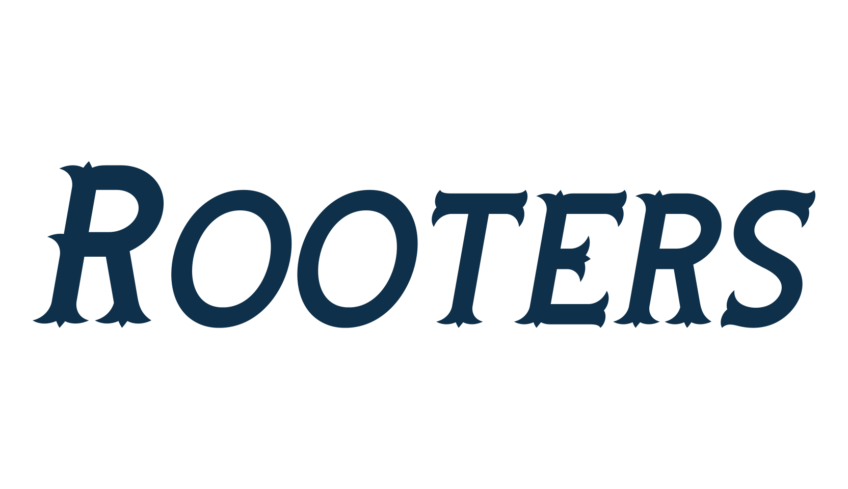 Rooters, modern font preview