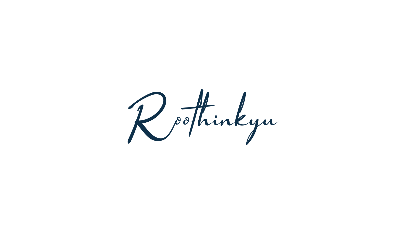 Roothinkyu, handwriting font preview