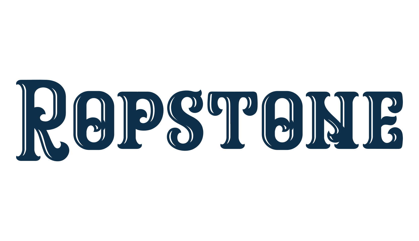 Ropstone, retro font preview