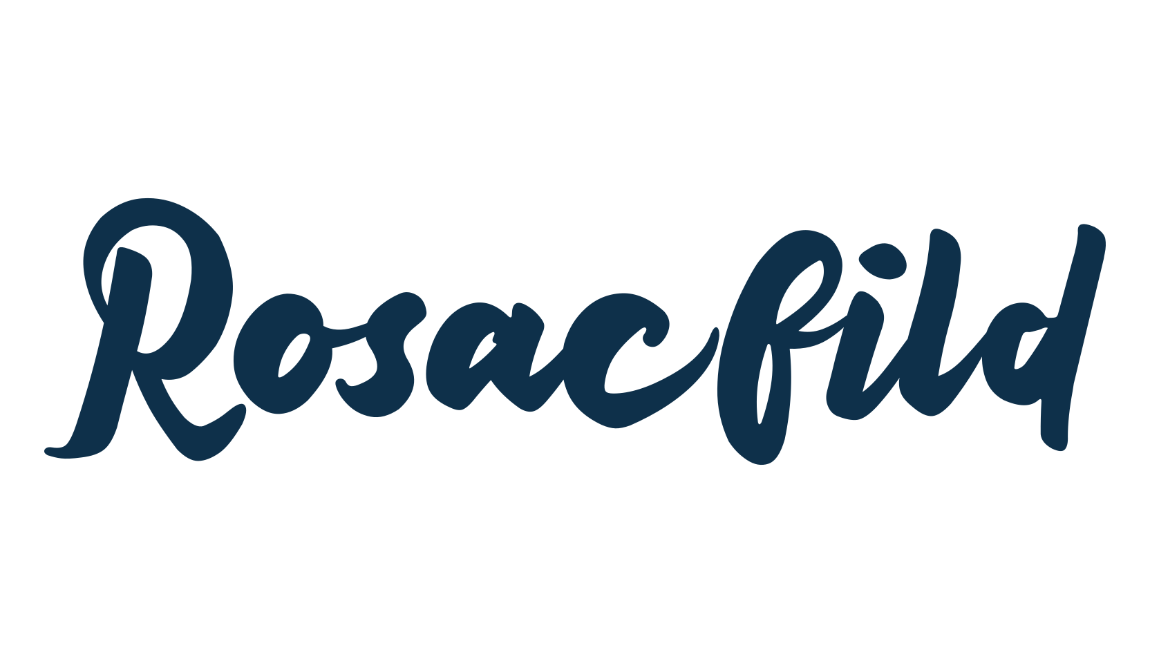 Rosacfild, script handwritten fancy decorative calligraphy font preview