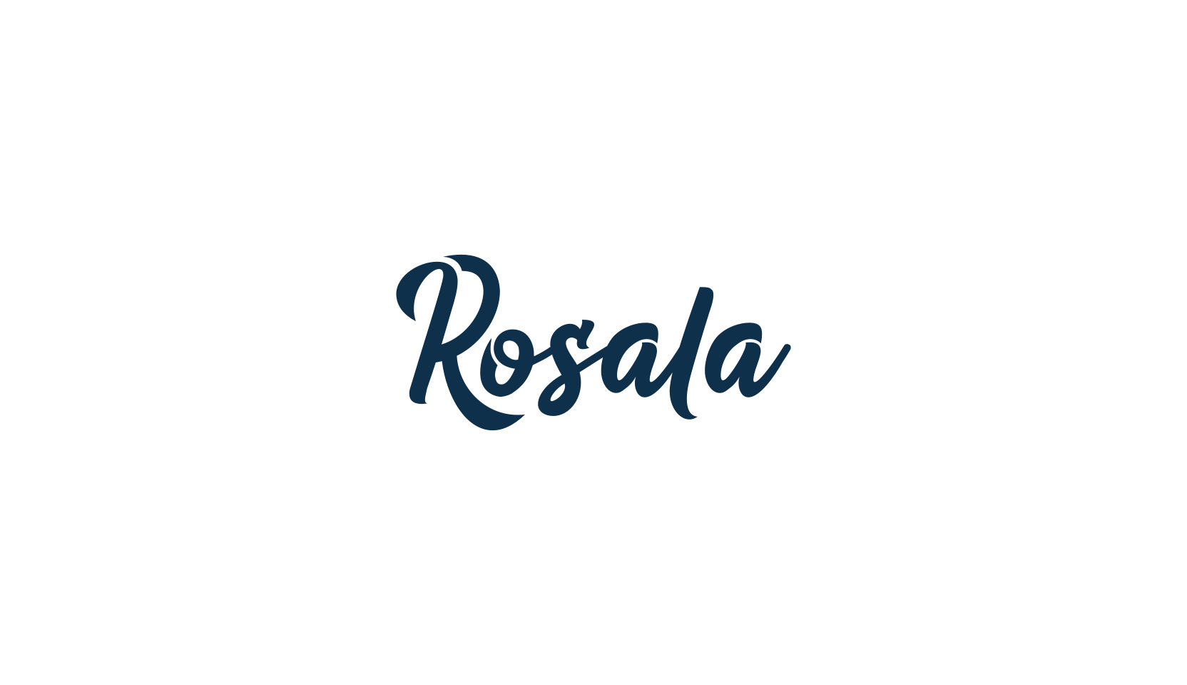 Rosala, fancy decorative font preview