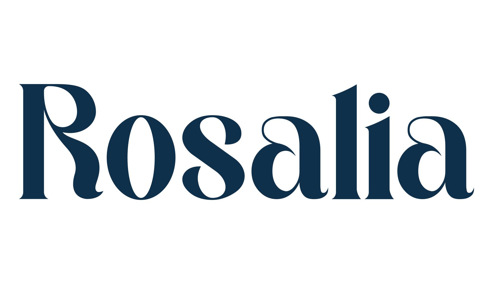 Rosalia, retro font preview