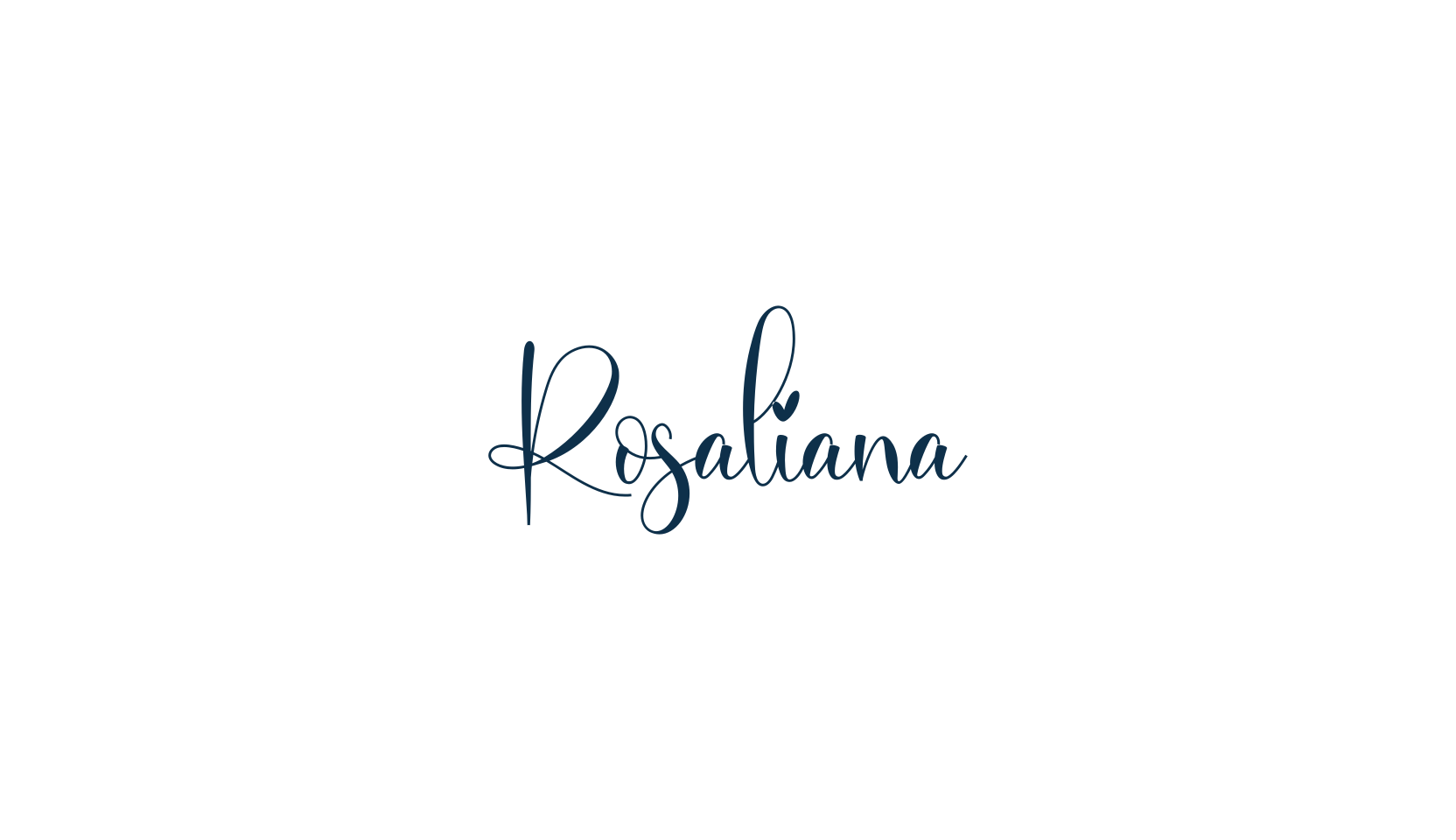 Rosaliana, script calligraphy fancy decorative font preview