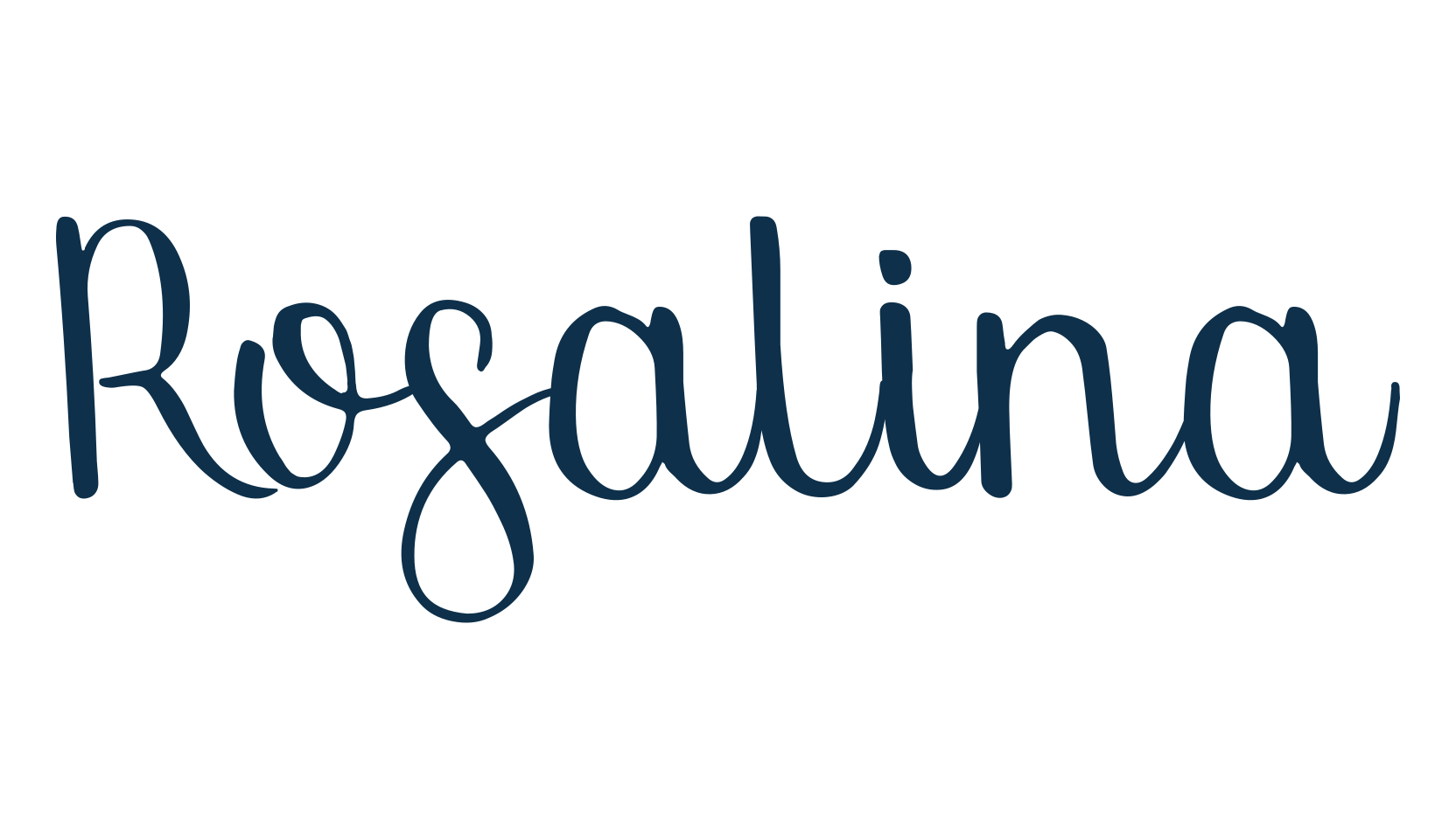 Rosalina (rosalina-2), fancy various decorative script calligraphy font preview