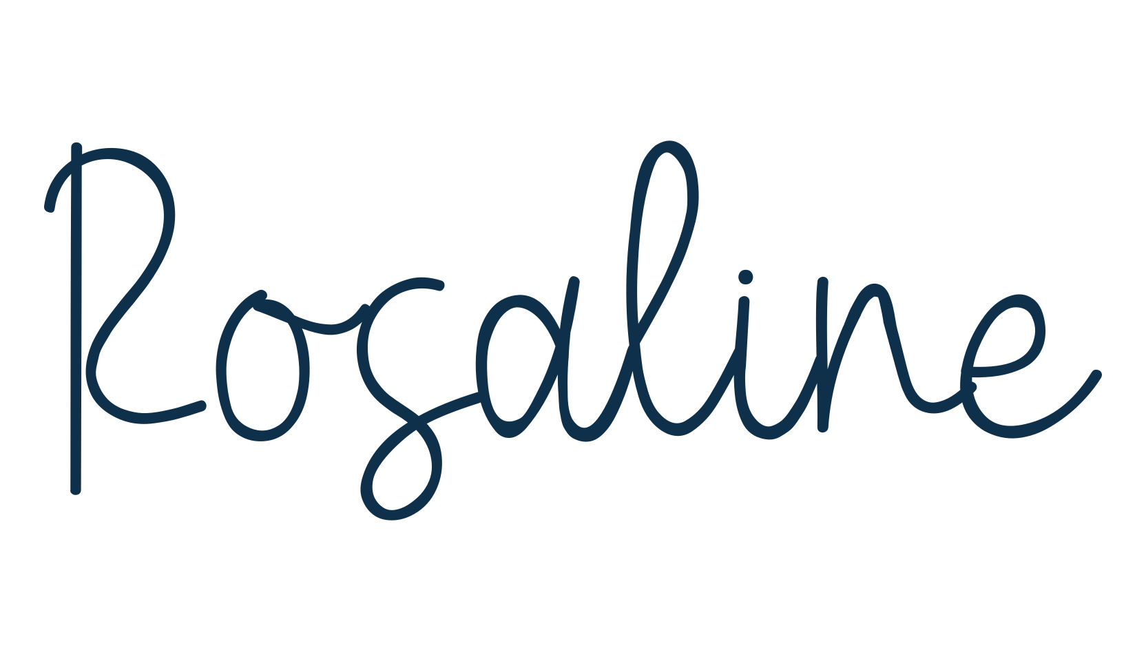 Rosaline, script handwritten fancy decorative calligraphy font preview