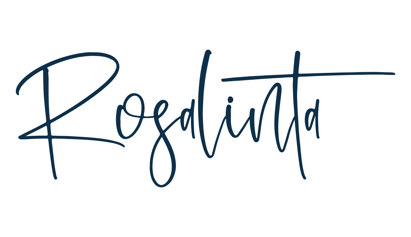Rosalinta, script handwritten fancy decorative calligraphy font preview