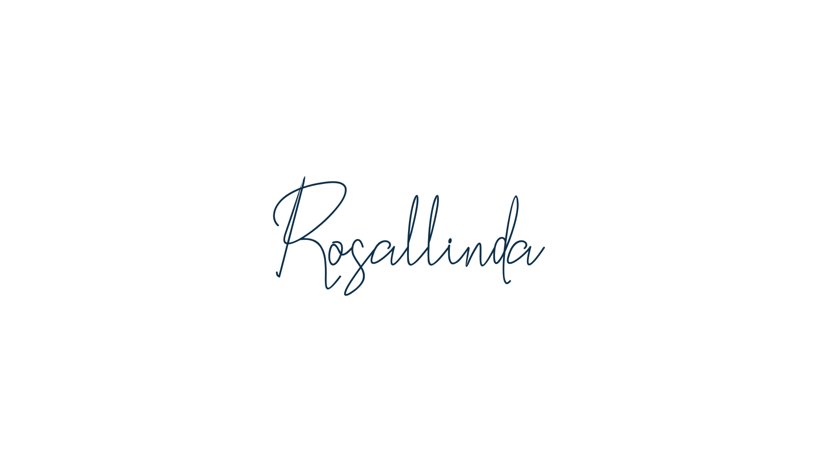 Rosallinda (rosallinda), handwriting font preview