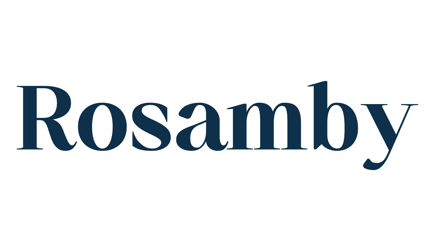 Rosamby, basic serif font preview