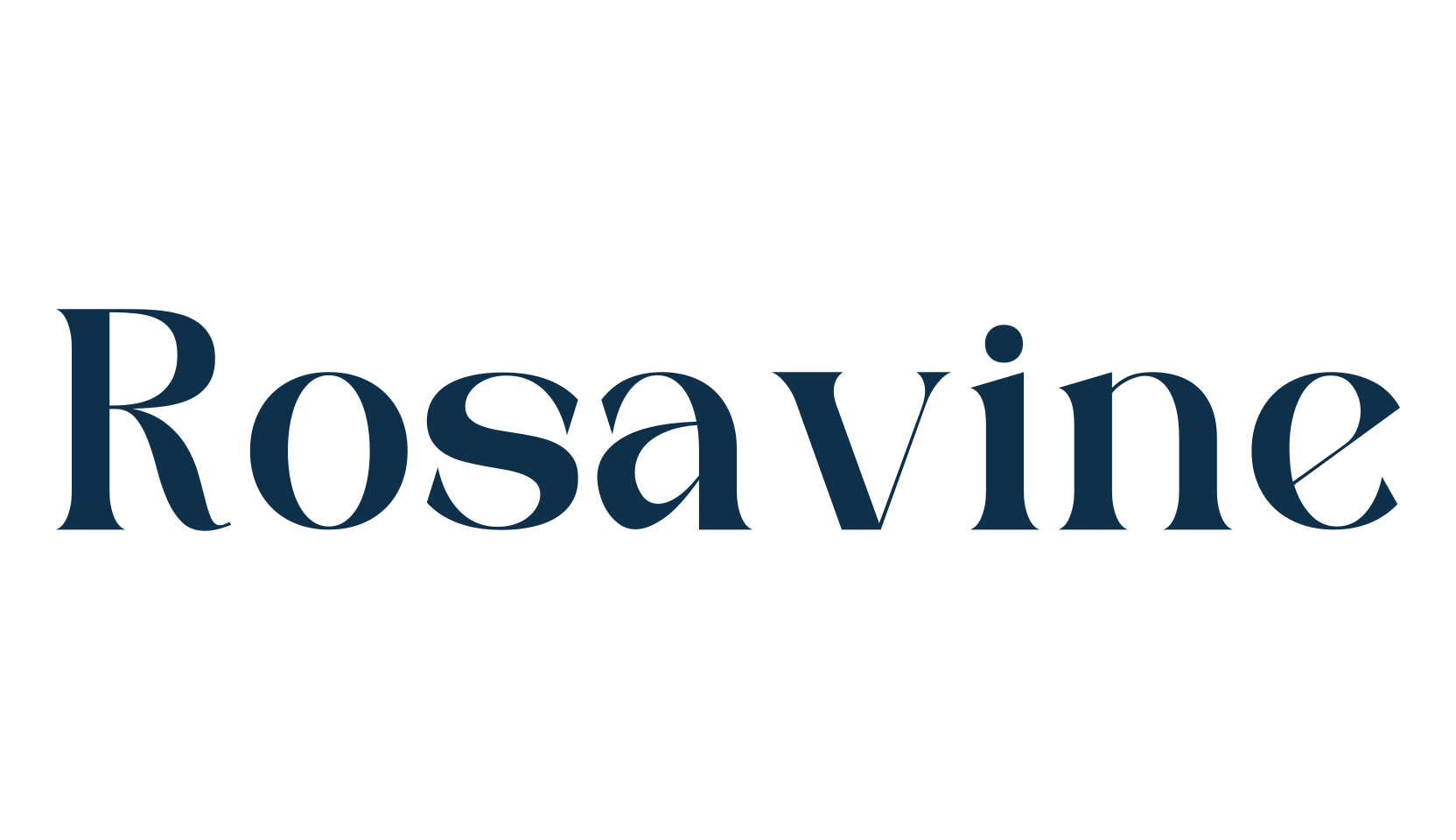 Rosavine, basic serif font preview