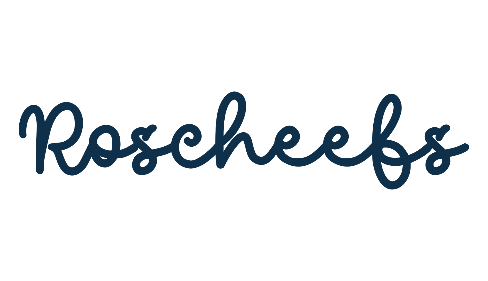 Roscheefs, script handwritten fancy decorative calligraphy font preview
