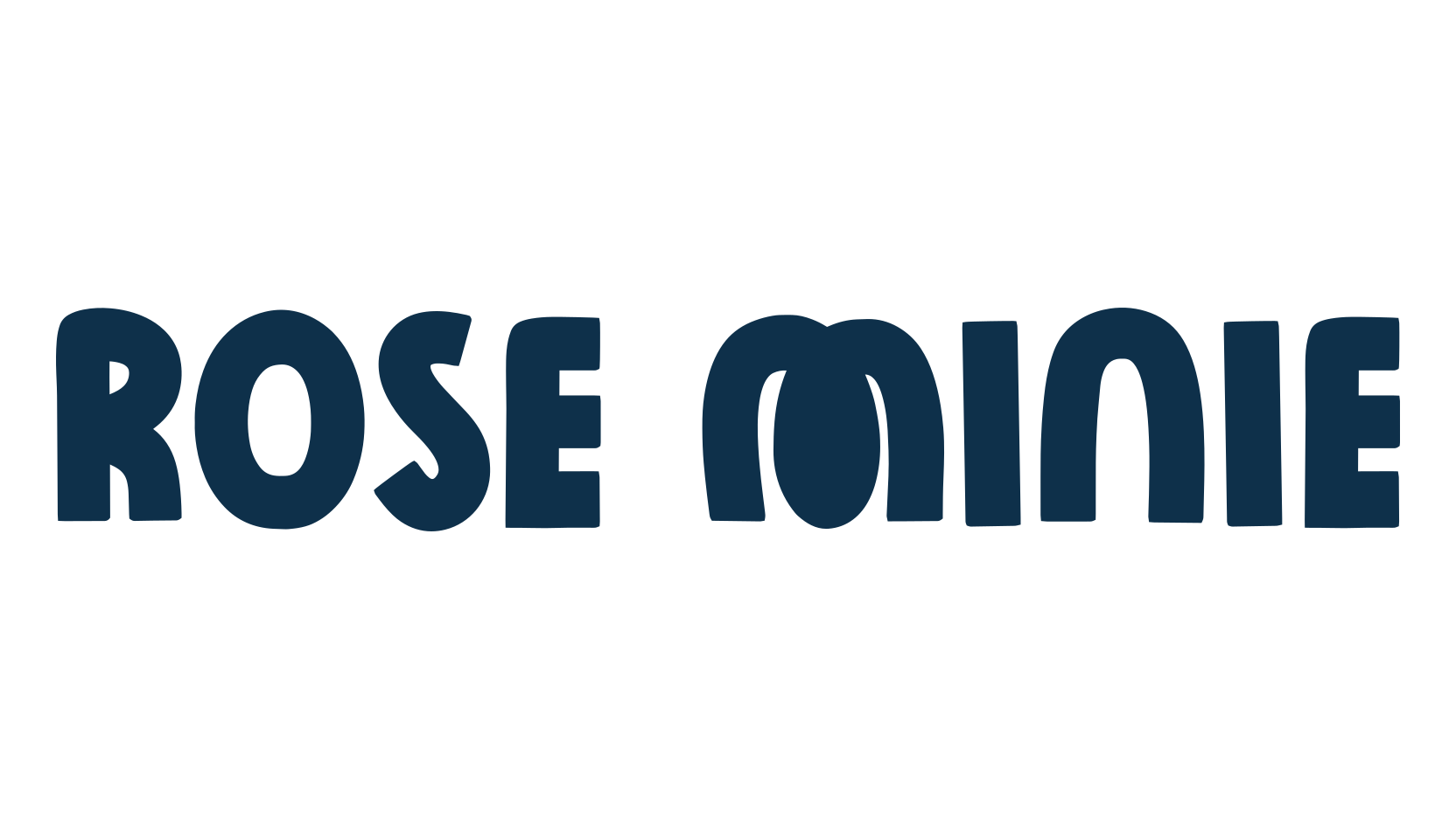 Rose Minie, fancy cartoon decorative font preview