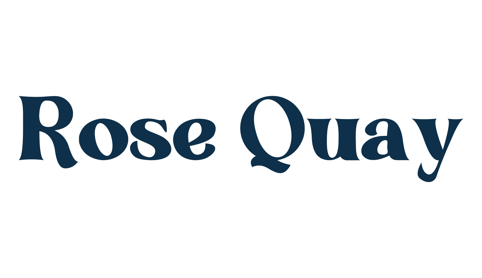 Rose Quay, fancy retro decorative font preview