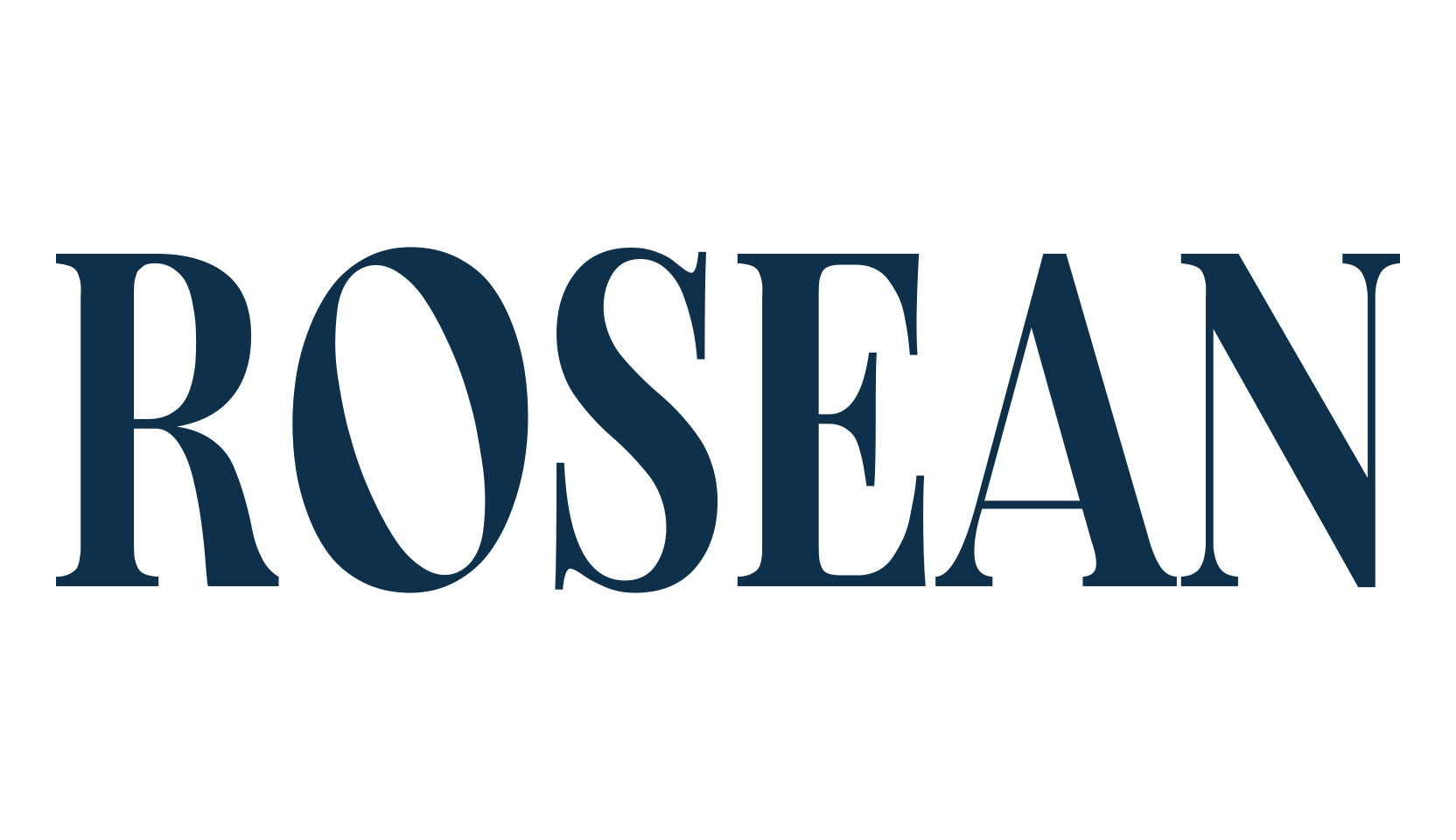 Rosean, serif font preview