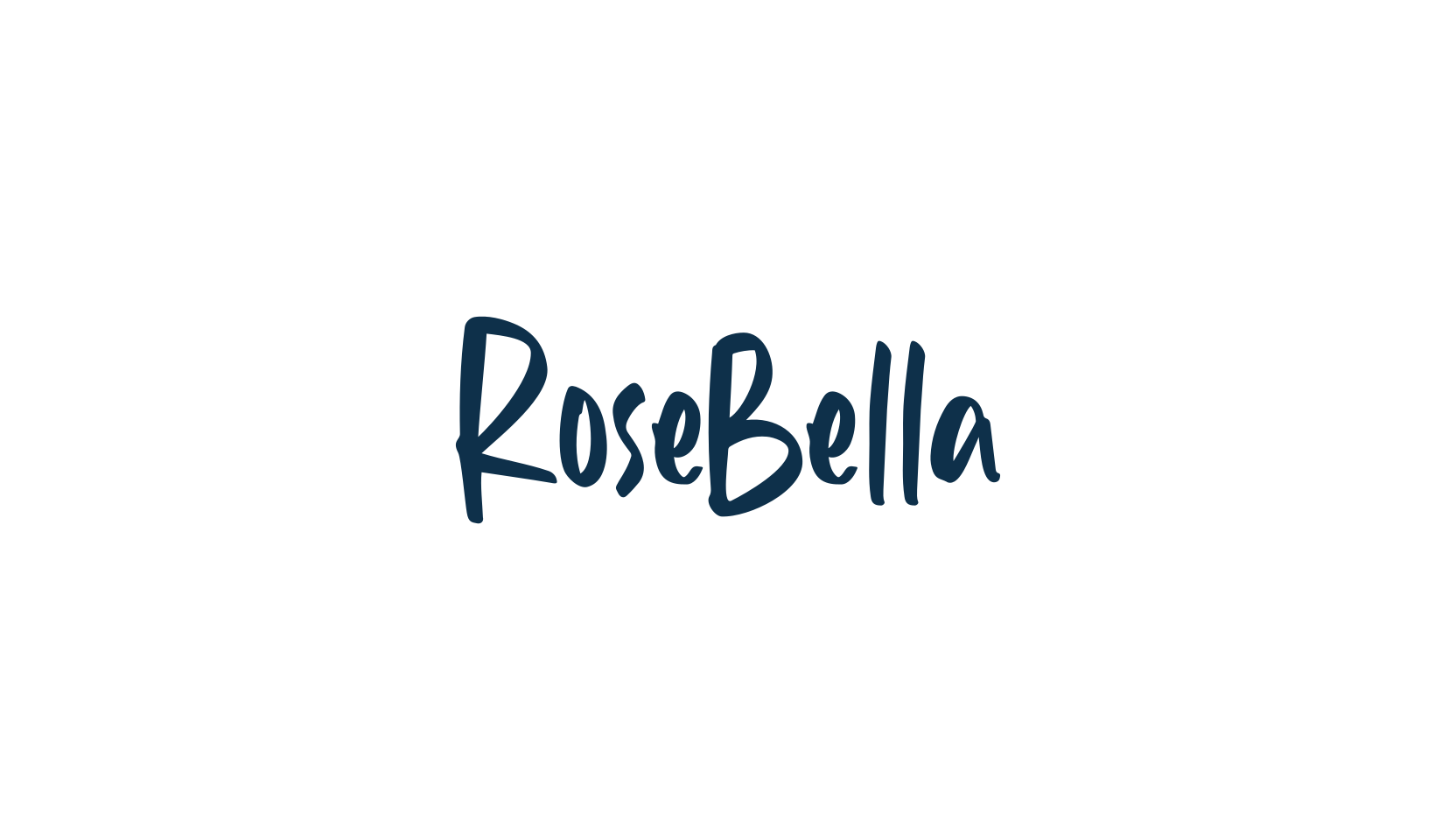 RoseBella, handwriting font preview