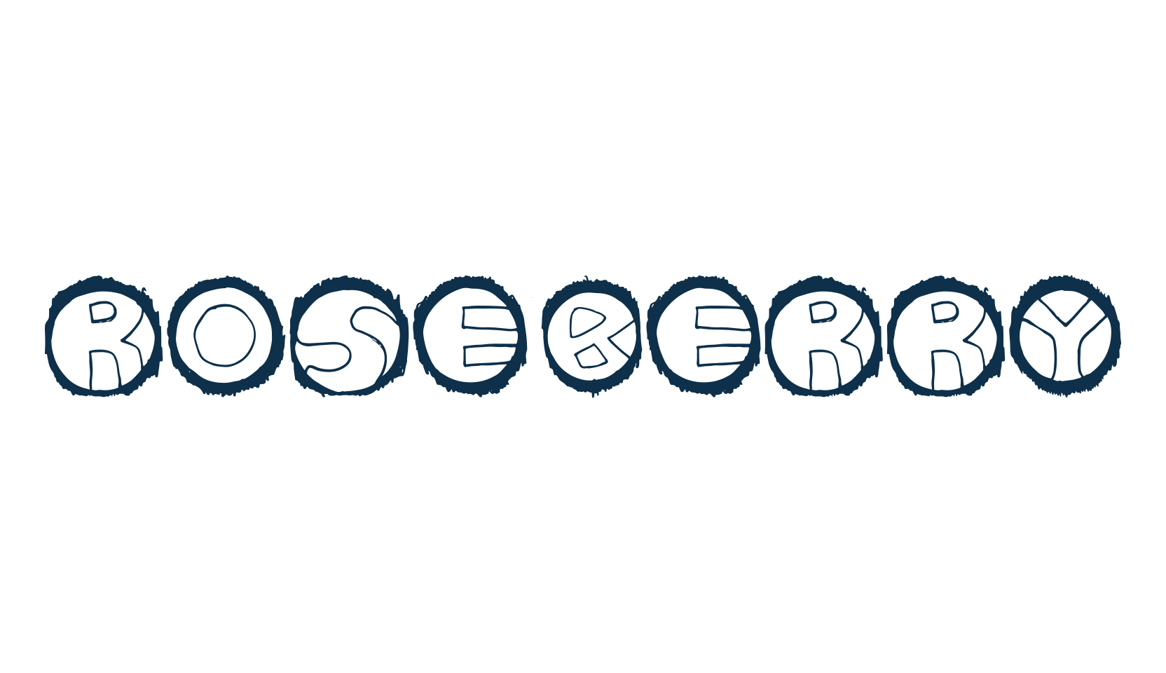 Roseberry, fancy decorative font preview