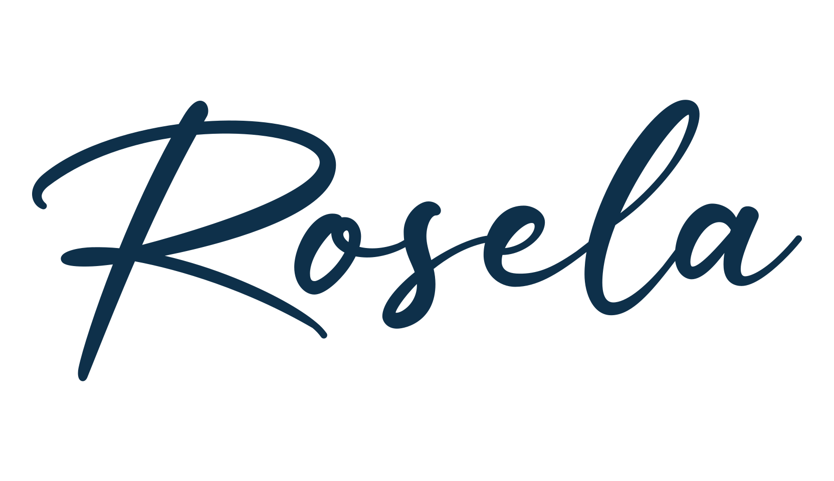 Rosela (rosela-2), handwriting font preview