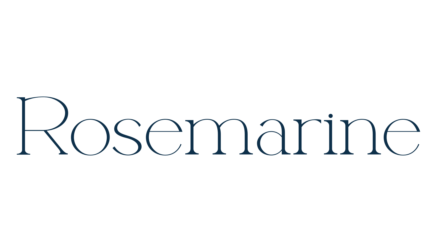 Rosemarine, basic serif font preview