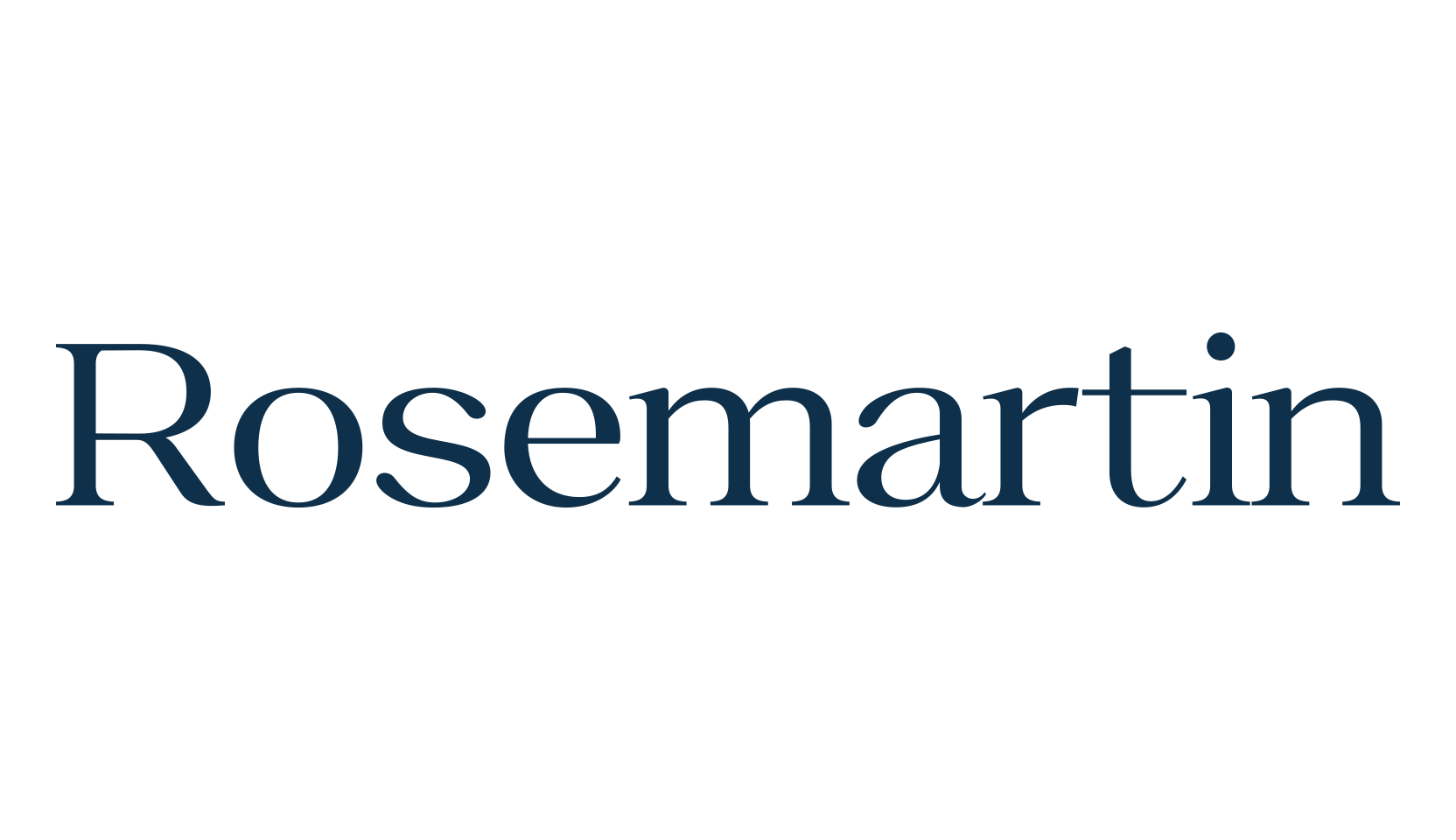 Rosemartin, basic serif font preview