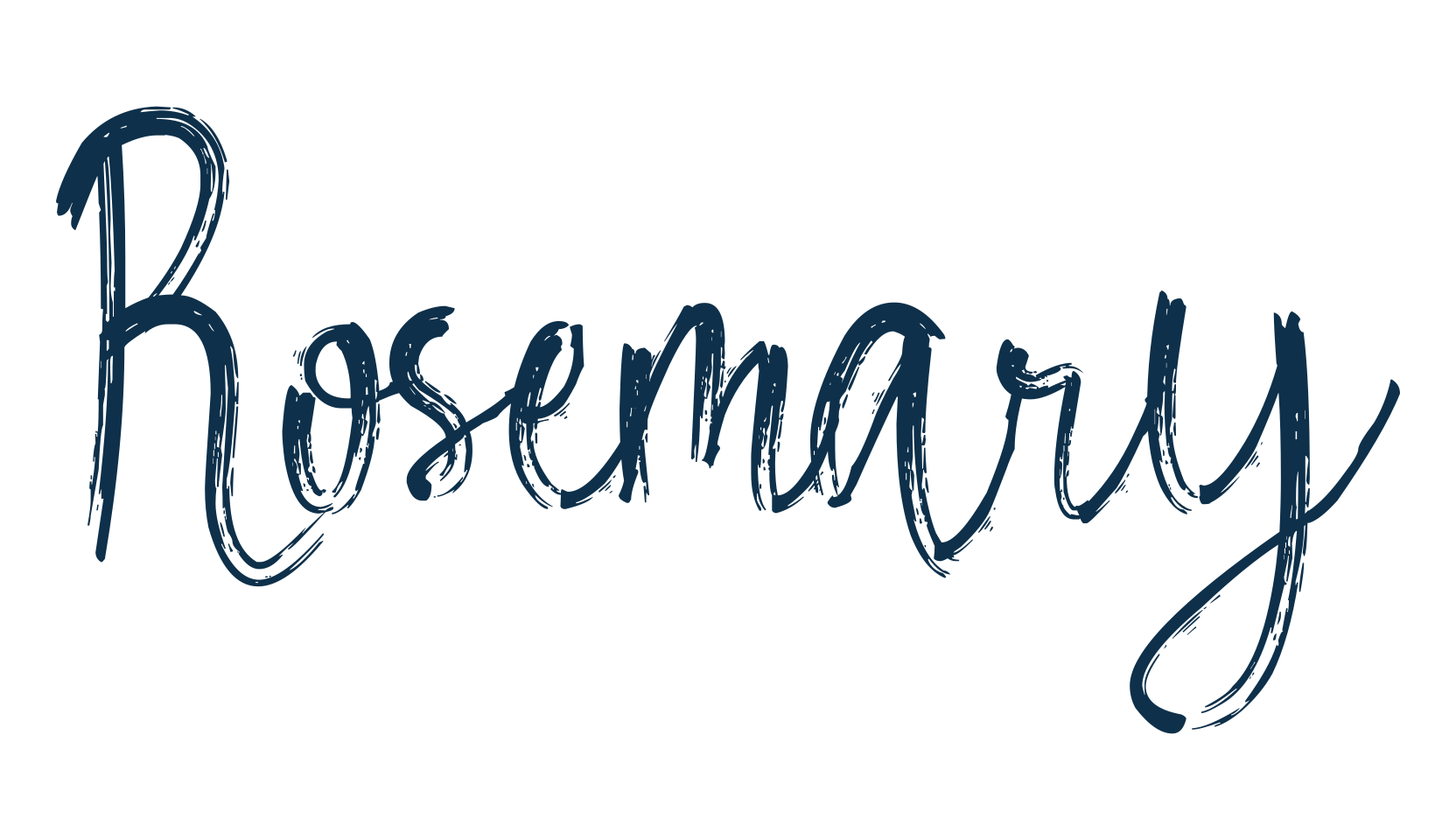 Rosemary (rosemary), script brush fancy decorative calligraphy font preview