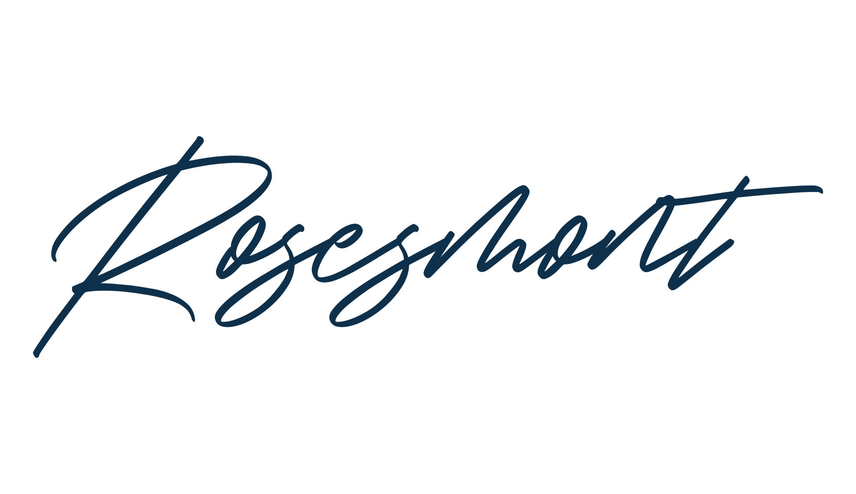 Rosesmont, script handwritten fancy decorative calligraphy font preview