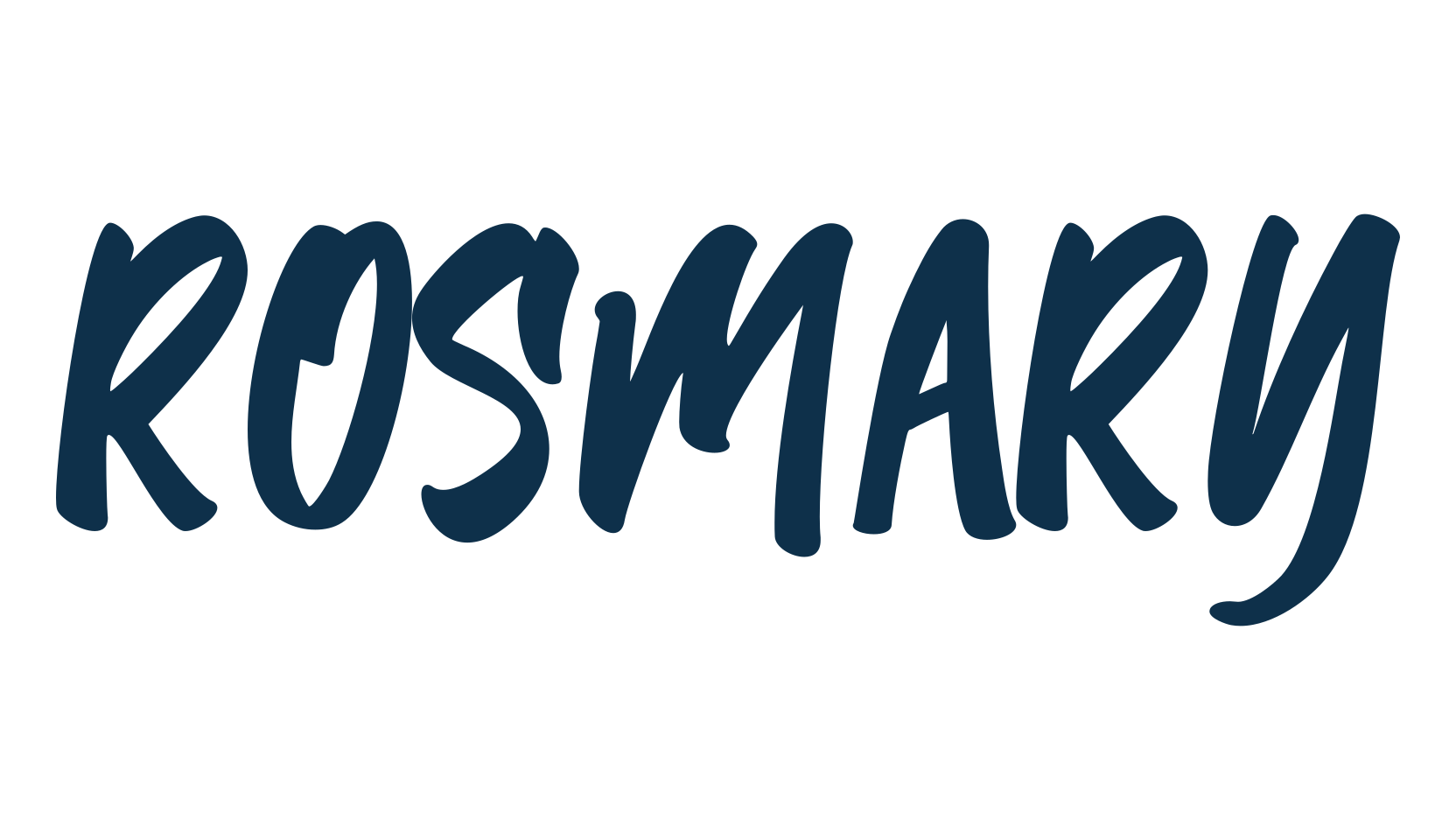 Rosmary, script handwritten fancy decorative calligraphy font preview