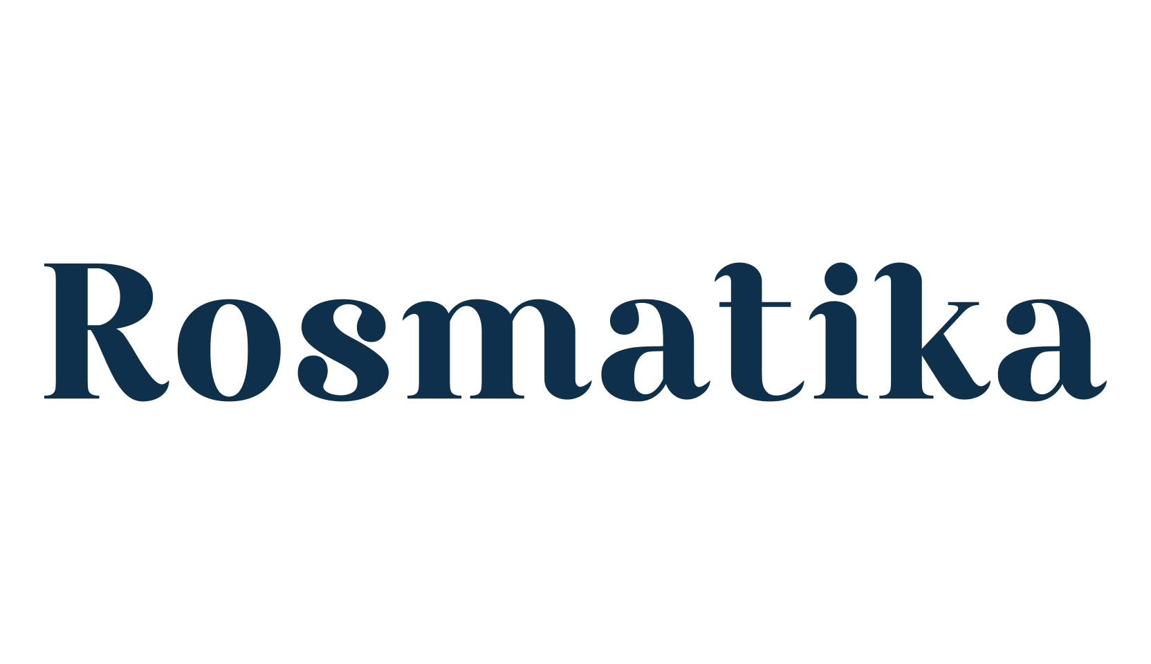 Rosmatika, basic serif font preview