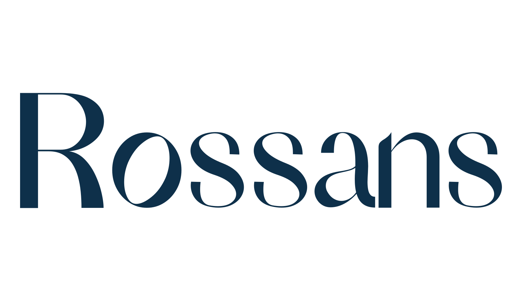 Rossans, basic sans serif font preview