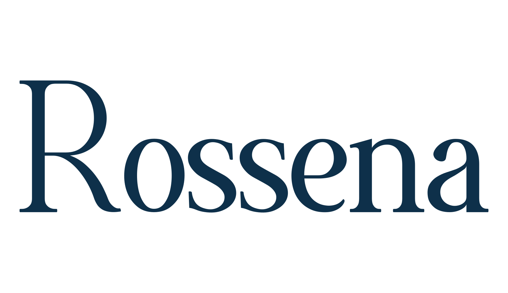 Rossena, basic serif font preview