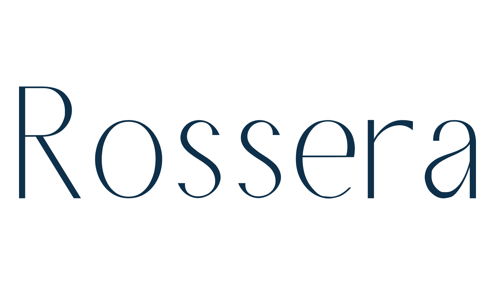 Rossera, sans serif font preview