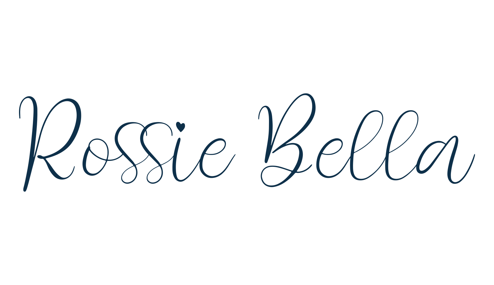 Rossie Bella, calligraphy font preview