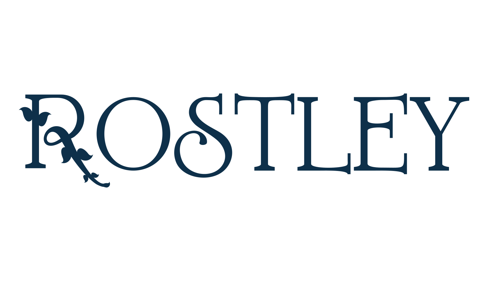 Rostley, fancy retro decorative font preview