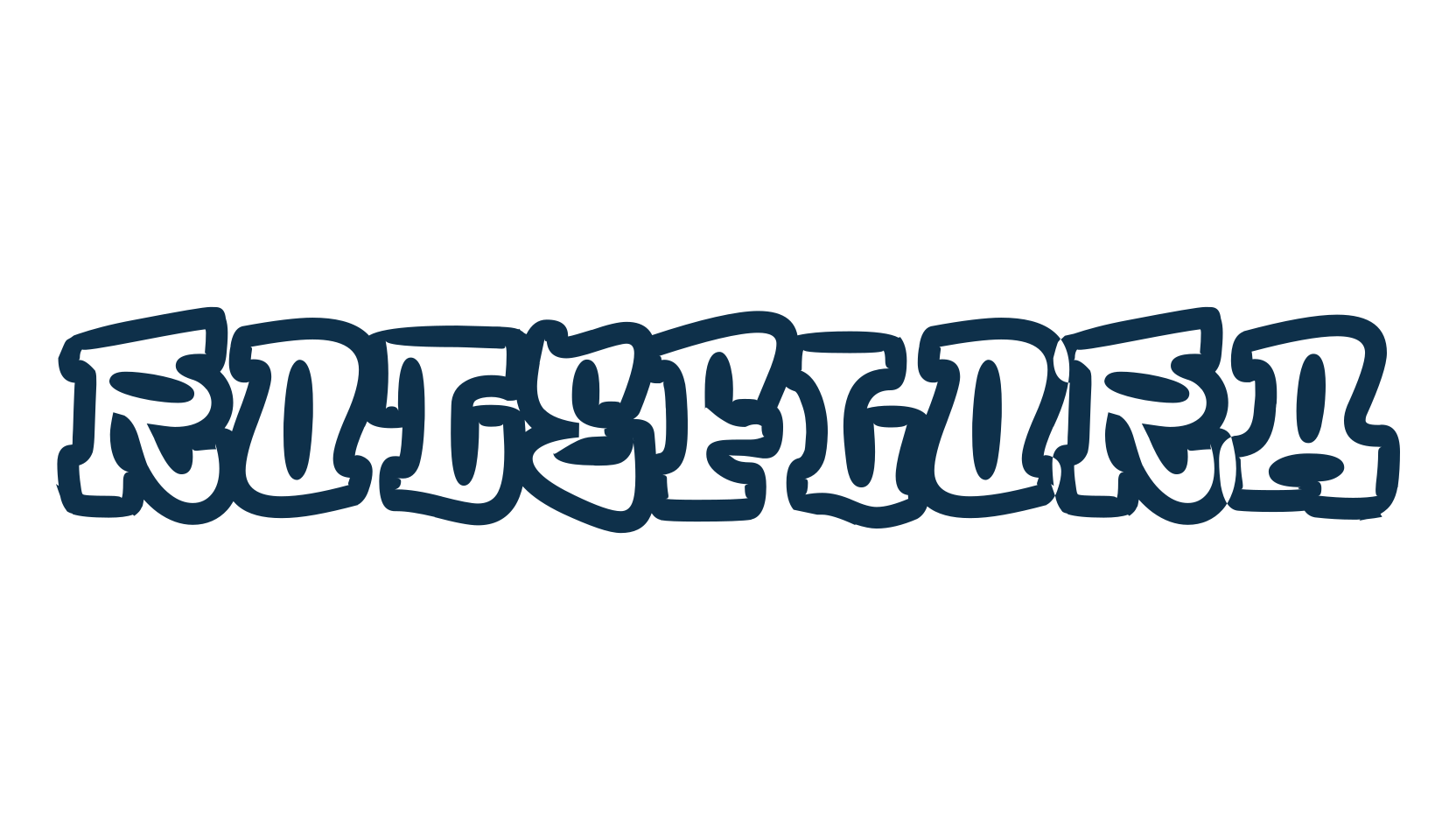 RoteFlora, graffiti font preview