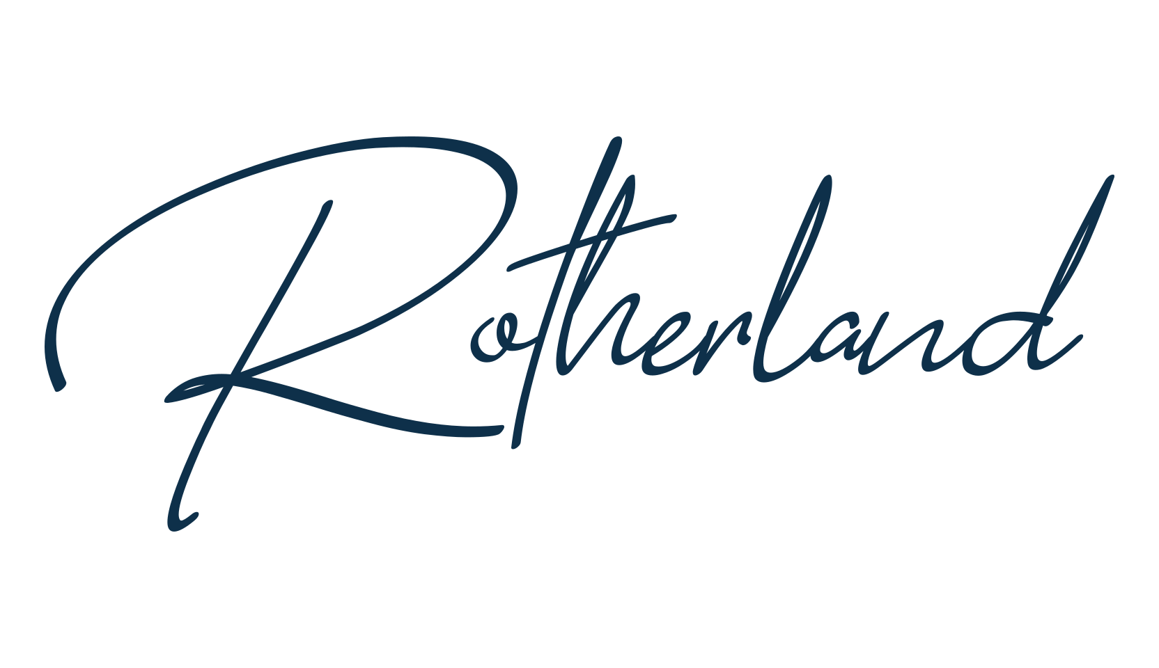 Rotherland, script handwritten fancy decorative calligraphy font preview