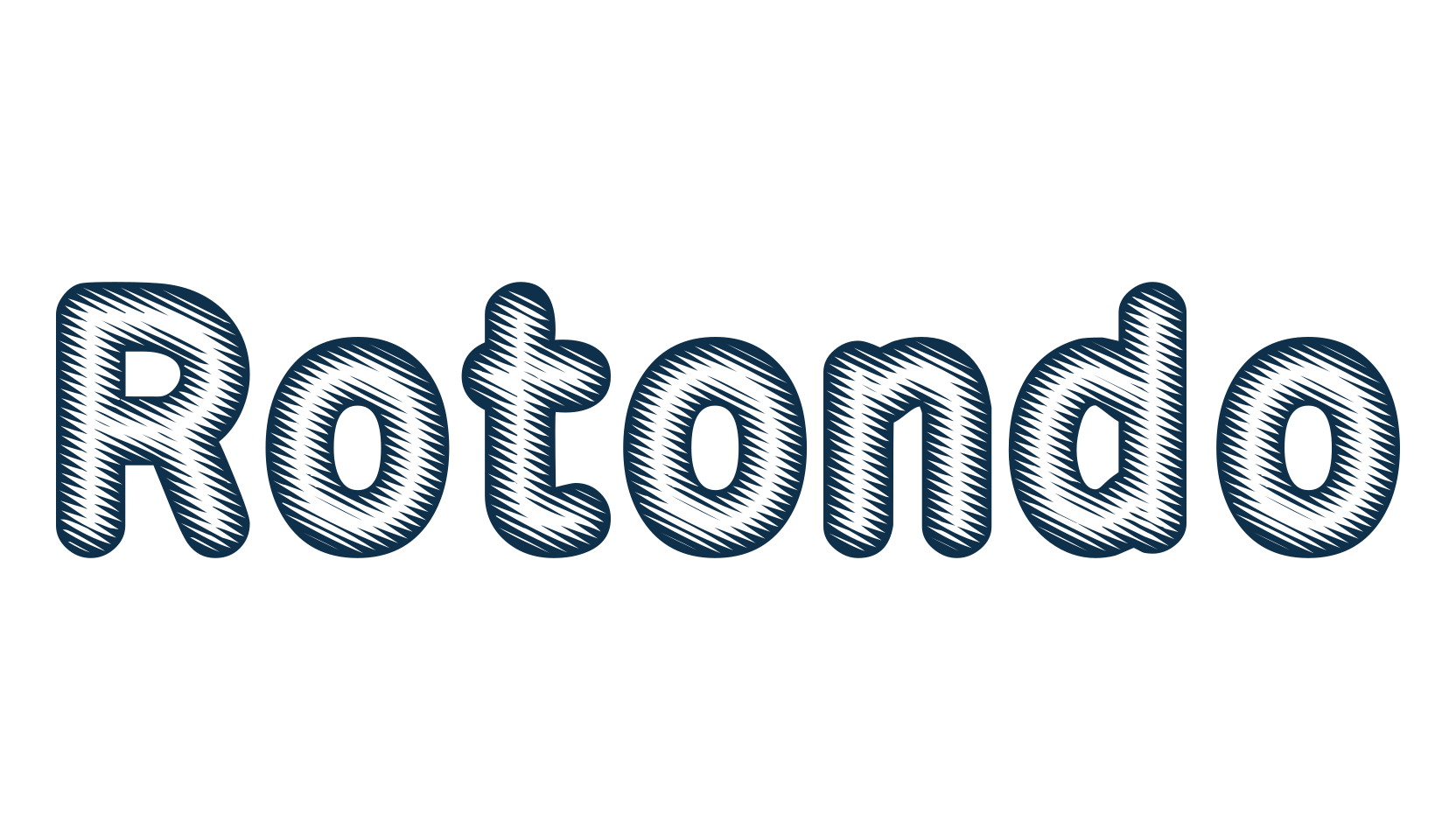 Rotondo, various font preview