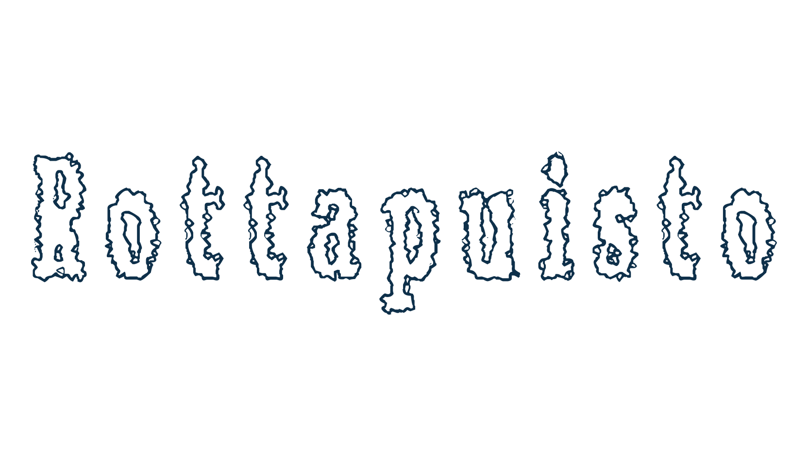 Rottapuisto, various font preview