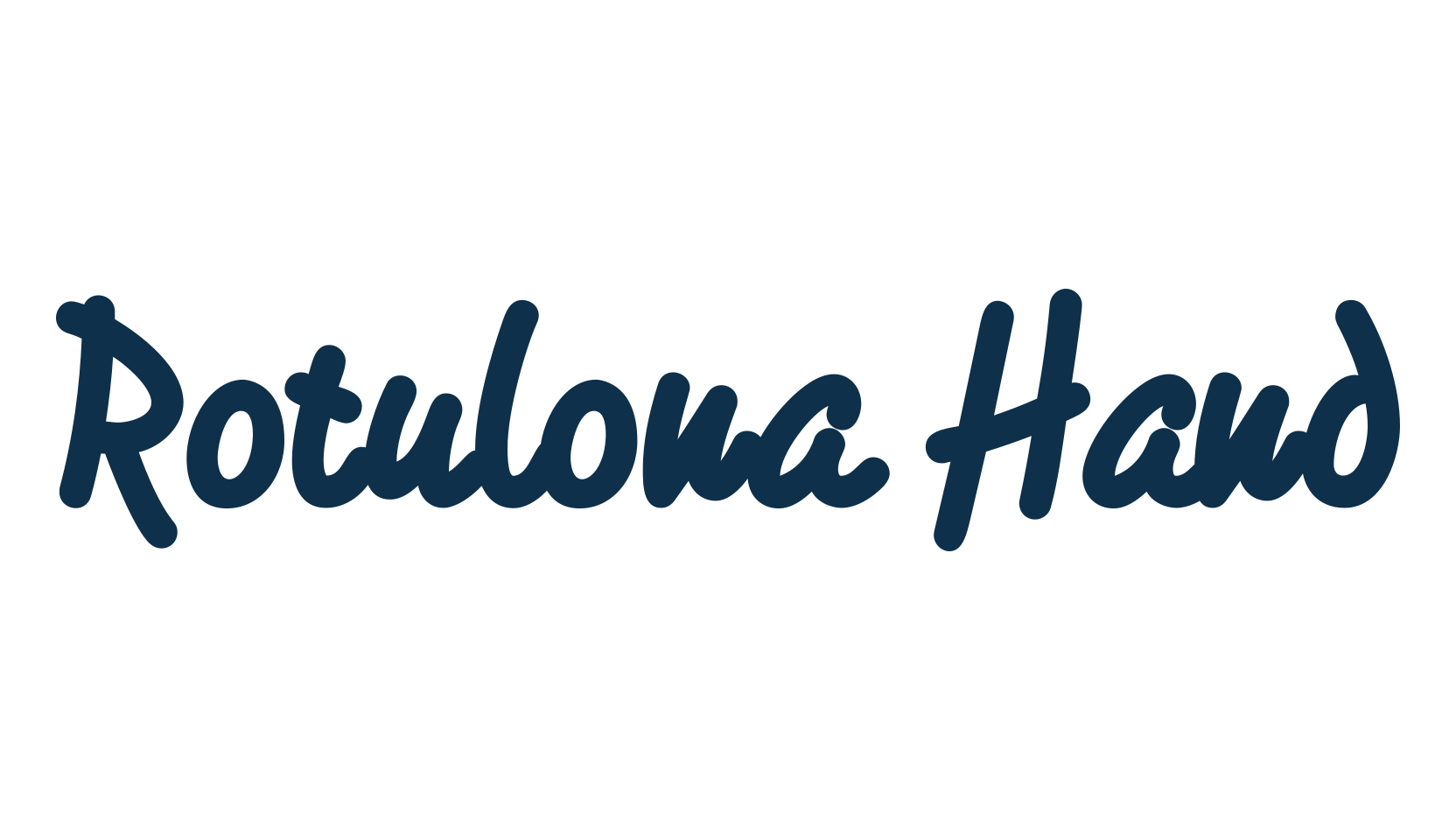 Rotulona Hand, script handwritten fancy decorative calligraphy font preview