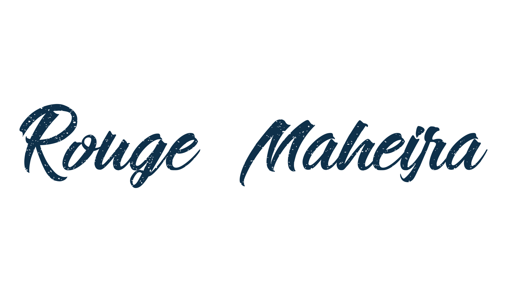 Rouge Maheira, script brush fancy decorative calligraphy font preview