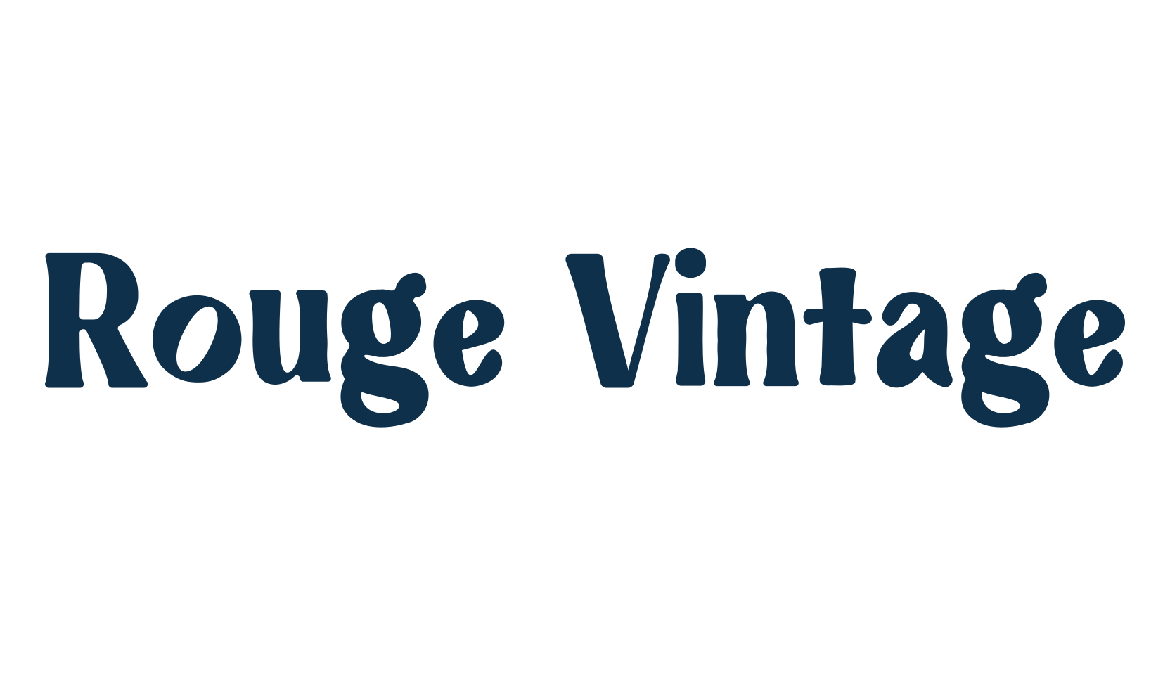 Rouge Vintage, fancy retro decorative font preview