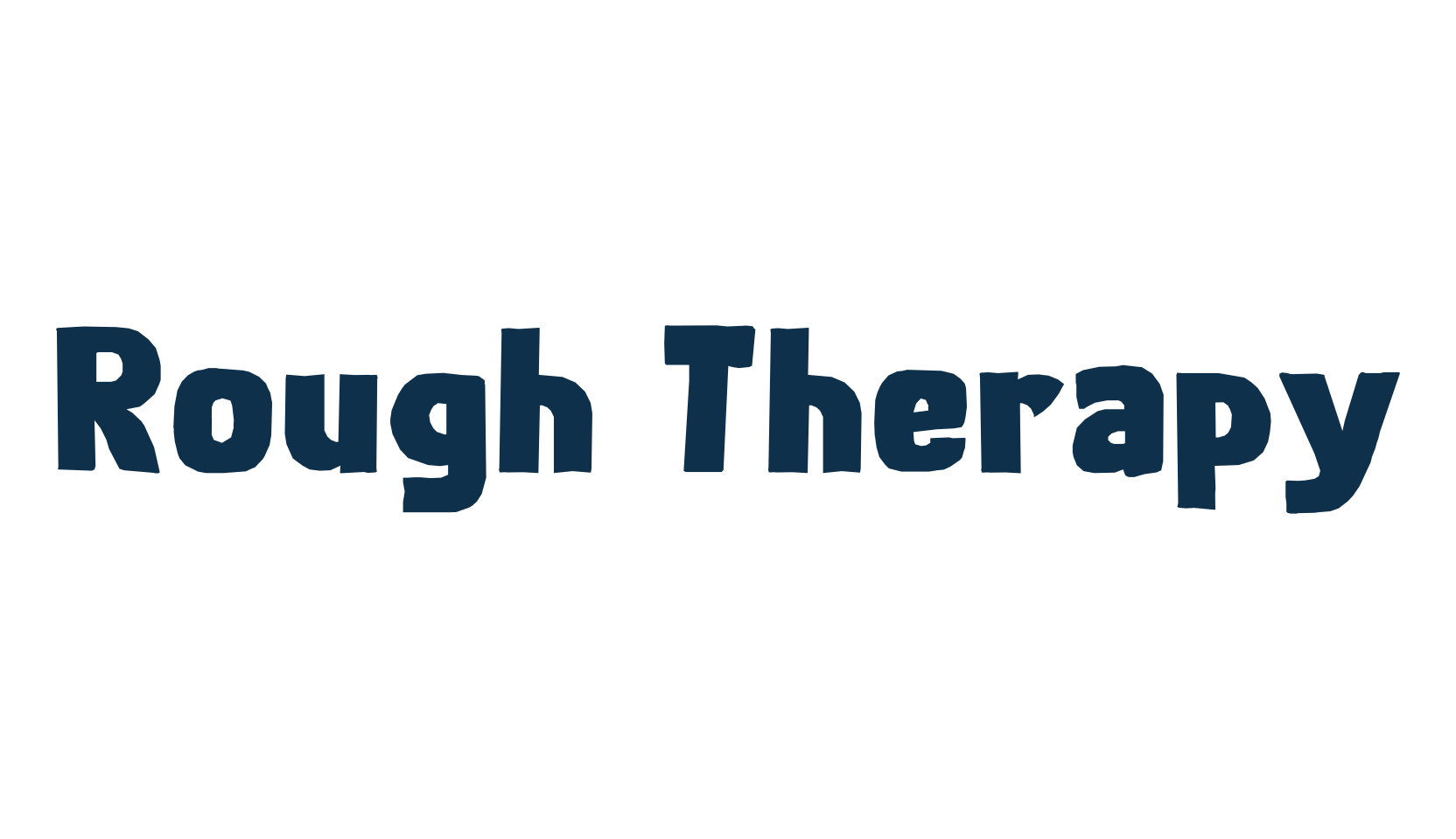Rough Therapy, fancy various decorative font preview