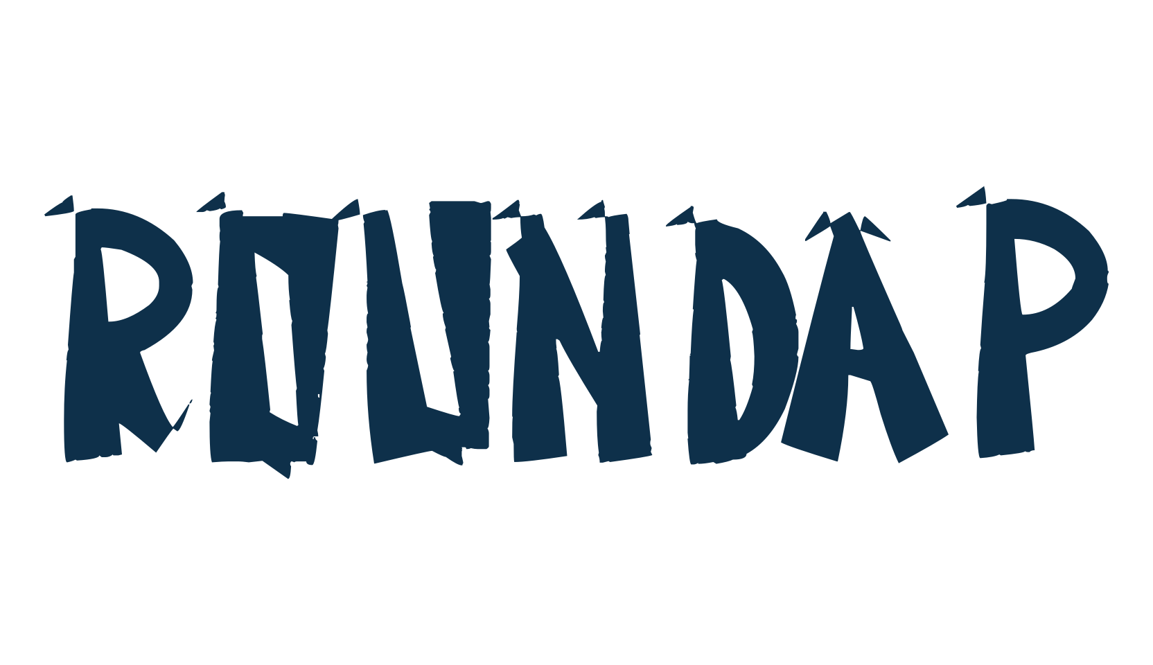Roundap, fancy decorative font preview